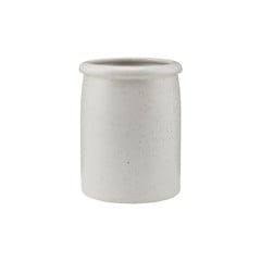 House Doctor - Jar, HDPion - Grey/White - h: 15 cm, dia: 11.5 cm