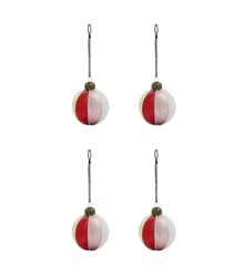 House Doctor - Ornaments, HDCirkus - Red - 4 - dia: 6 cm