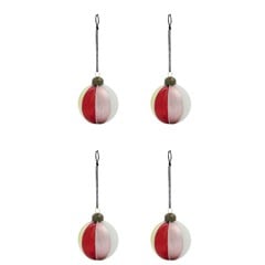 House Doctor - Ornaments, HDCirkus - Red - 4 - dia: 6 cm