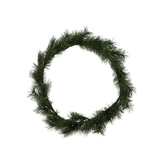 House Doctor - Wreath w. LED, HDPeuce - Nature - 25 LED lights - h: 5 cm, dia: 40 cm