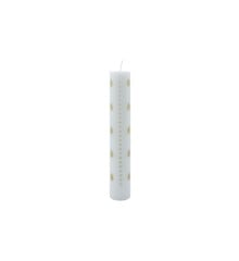 House Doctor - Calendar candle, HDEvery - White - h: 25 cm, dia: 4 cm