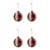 House Doctor - Ornaments - Burgundy - dia: 10 cm thumbnail-1