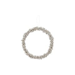 House Doctor - Krans, HDWinter - Hvit - h: 4 cm, dia: 23 cm
