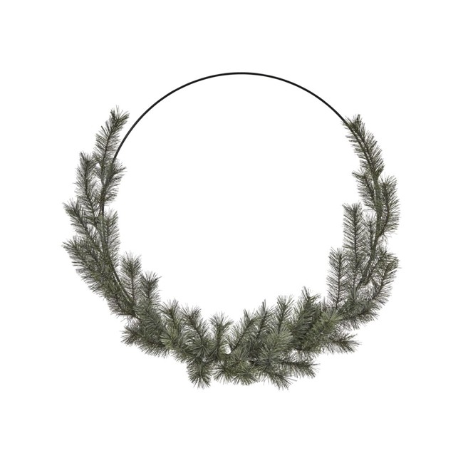 House Doctor - Wreath w. LED - HDGiant - Nature - dia: 65 cm