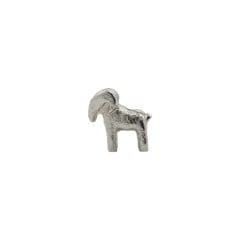 House Doctor - Candle holder, HDRam - Antique silver - l: 7 cm, w: 3 cm, h: 7 cm