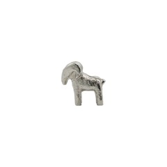 House Doctor - Kerzenständer, HDRam - Antik-Silber - l: 7 cm, w: 3 cm, h: 7 cm