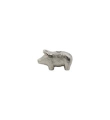 House Doctor - Candle holder, HDPig - Antique silver - l: 8.5 cm, w: 3 cm, h: 5 cm