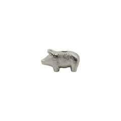 House Doctor - Candle holder, HDPig - Antique silver - l: 8.5 cm, w: 3 cm, h: 5 cm