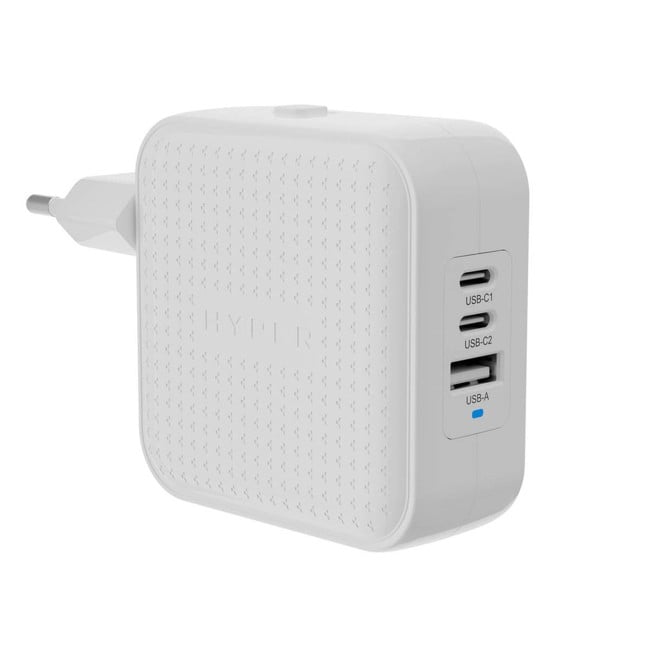 Hyper - HyperJuice 70W USB-C GaN Travel Charger (3C+1A) - White