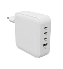 Hyper - HyperJuice 100W USB-C GaN Travel Charger (3C+1A) - White