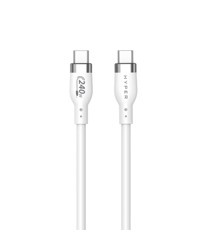 Hyper - 1M Silicone 240W USB-C Charging Cable - White