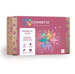 Connetix - Geometry Pack - magnetsæt 40 dele - pastel (CT-P-00040-GE)