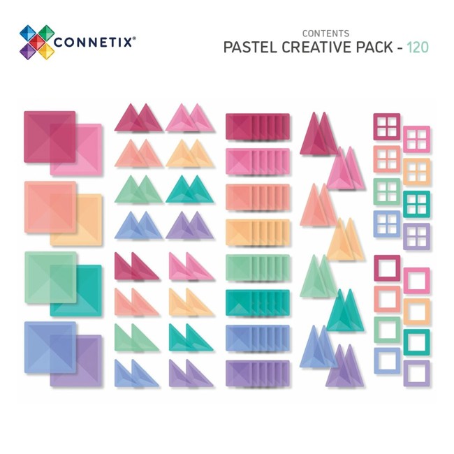 Connex - Pastel Creative Pack 120 Pieces (CT-P-00120-CR)