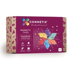 Connetix - Rainbow Geometry Pack 30 Pieces - (CT-R-00030-GE)