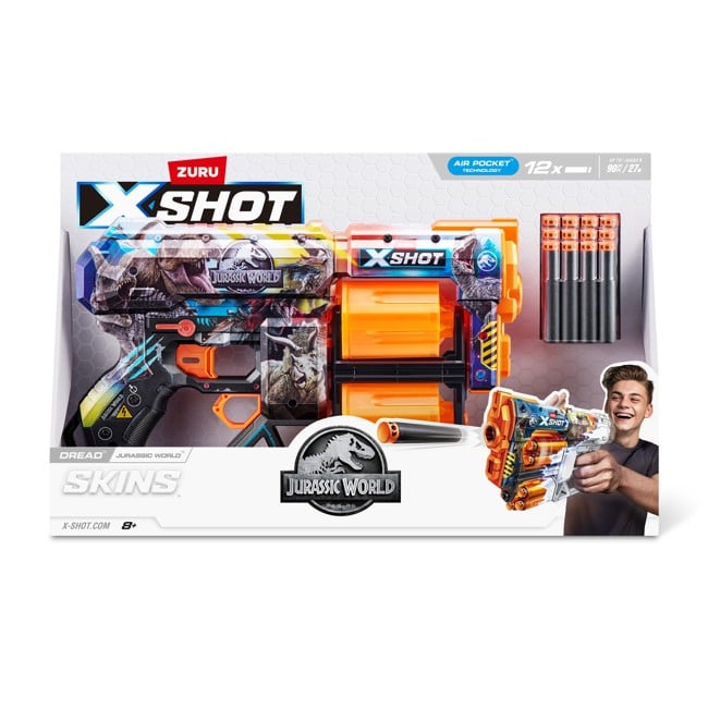 X-SHOT; SKINS; DREAD; SERIES 1 (JURASSIC) - (36754)