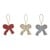 OYOY Living - Christmas Pearl Bow Ornament, Pack of 3 thumbnail-1