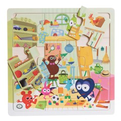 Babblarna - puzzle, Babblarnas store (TK12931)