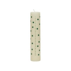 OYOY Living - Polka Calendar Candle -  Green