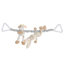 Diinglisar - Stroller chain - Rabbit and cow (TK2934)