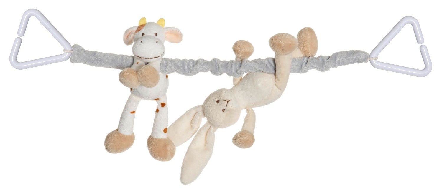 Diinglisar - Stroller chain - Rabbit and cow (TK2934)