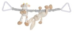 Diinglisar - Stroller chain - Rabbit and cow (TK2934)