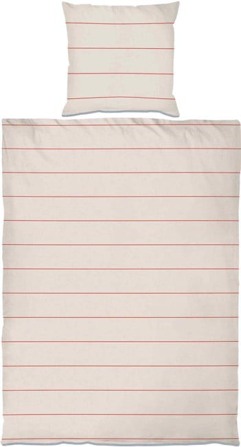 Mette Ditmer - ALIGN Organic Bedding 140 x 200 cm - Bright red