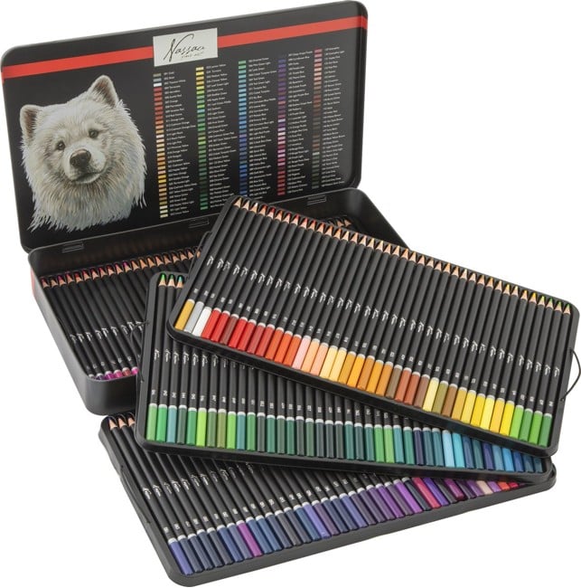 Nassau - Coloured pencils - 160 pcs in tin box (AR0223/AM)