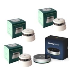 Homey - Bridge & Frient - 3x Intelligent Smoke Alarm - Bundle