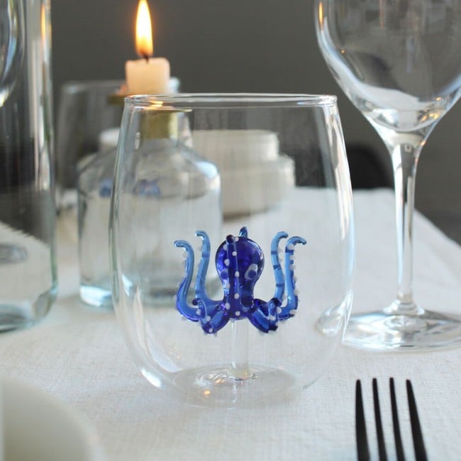 Winkee - Drikkeglas - Handmade Octopus