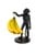 Winkee - Frugtholder - Monkey Banana holder - Black thumbnail-1