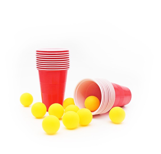 Winkee - Beer Pong Set - Classic Beer Pong - 20 cups and 10 balls