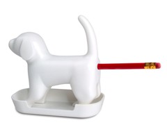 Winkee - Pencil sharpener - Sharp end Pup White with sound - White