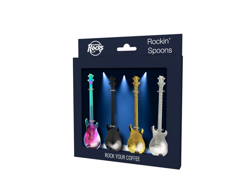 Winkee - Rockin' Guitar Spoon Set - 4 pcs