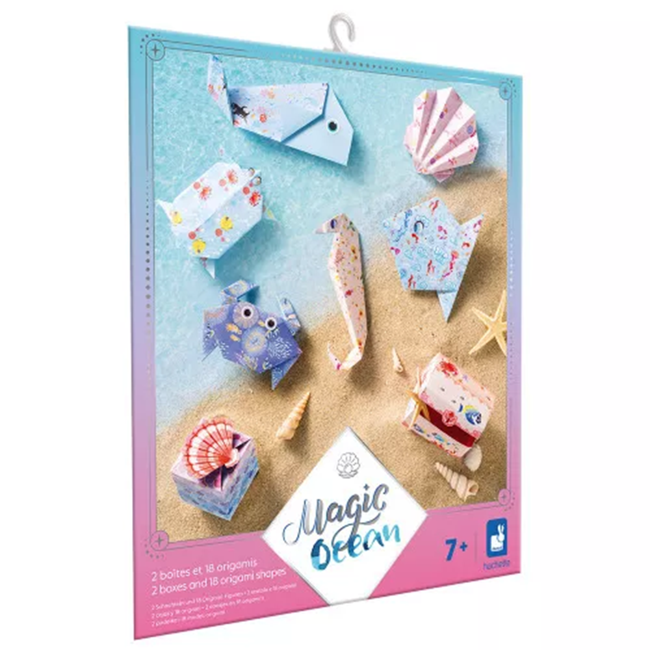 Janod - Magic Ocean 2 Boxes and 18 Origamis Shapes (LKJ7749)