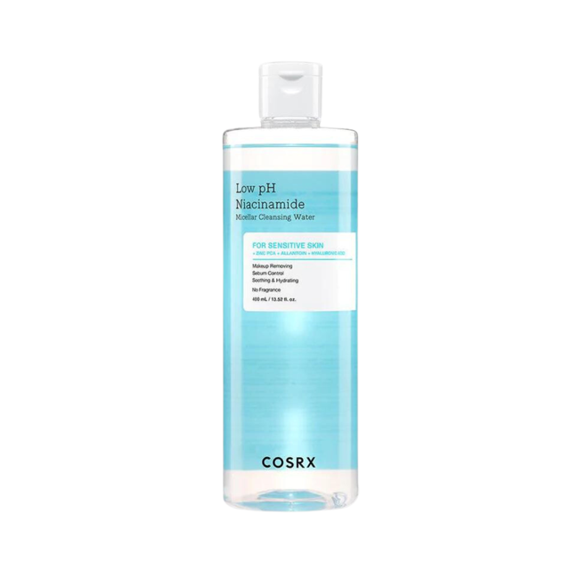 Cosrx - Low pH Niacinamide Cleansing Water 400 ml - Mizellenwasser