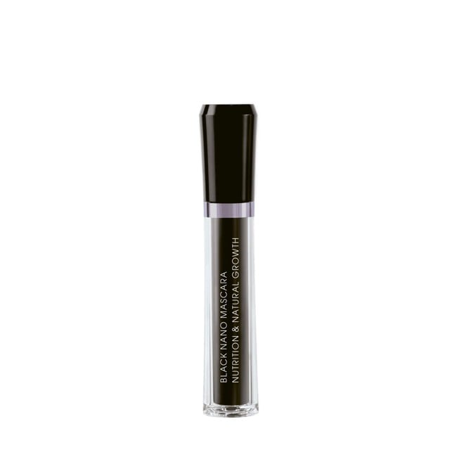 M2 Beauté - Black Nano Mascara Nutrition & Natural Growth - Black - 6 ml