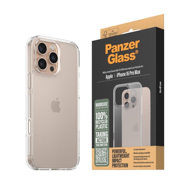 PanzerGlass - HardCase - iPhone 16 Pro Max - Transparent