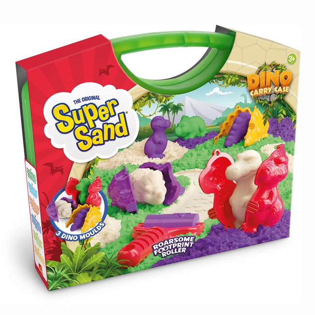 Super Sand - Dinosaur Carry Case Playset (GO24253)