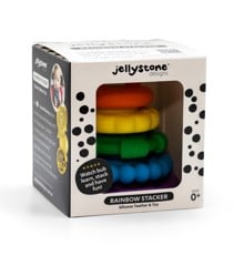 Jellystone Designs - Regnbue Stacker og Teether - Regnbue