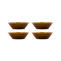 Nicolas Vahé - Bowl, NVHala - Mocha - Set of 4 - h: 5 cm, dia: 17 cm