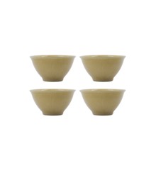 Nicolas Vahé - Schaal, NVHala - Geel - Set of 4 - h: 6.5 cm, dia: 12 cm