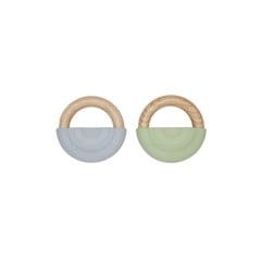 OYOY Mini - Rainbow Teether - Dusty Blue / Green (M107541)