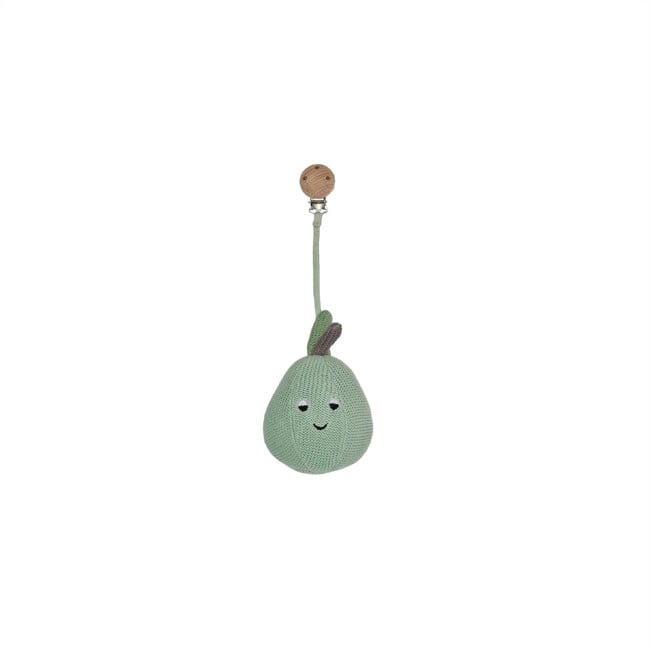 OYOY Mini - Yummy Pære Barnevogn Toy Clip - Pale Mint