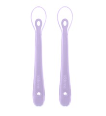 Kidsme - Silicone spoon - Lavendel 2-pack (KIDS140308LA)