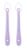 Kidsme - Silicone spoon - Lavendel 2-pack (KIDS140308LA) thumbnail-1