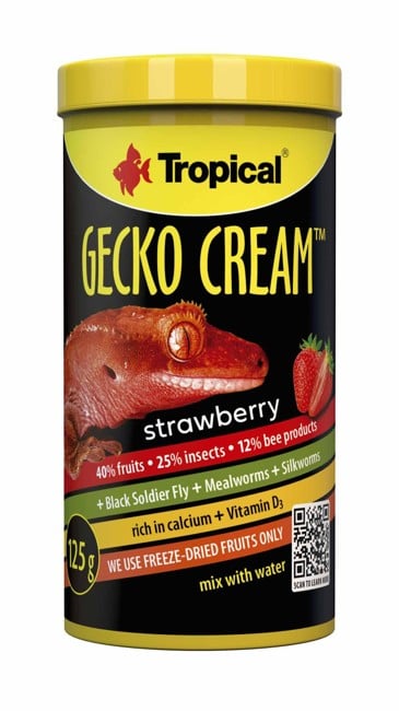 TROPICAL - Gecko Cream Jordbær 100Ml