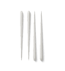 STOFF Nagel - Large taper candles by Ester & Erik, 4 pcs - White