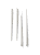 STOFF Nagel - Large taper candles by Ester & Erik, 4 pcs - White thumbnail-1