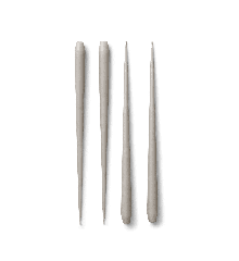 STOFF Nagel - Large taper candles by Ester & Erik, 4 pcs - Sand