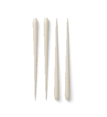 STOFF Nagel - Large taper candles by Ester & Erik, 4 pcs - Off-white